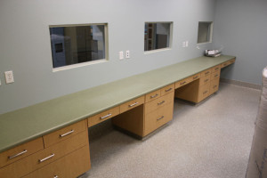 Exam room counters